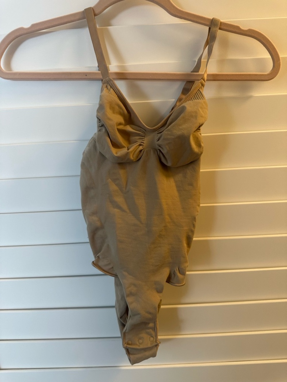 SKIMS Soft Stretch Tank Bodysuit in clay